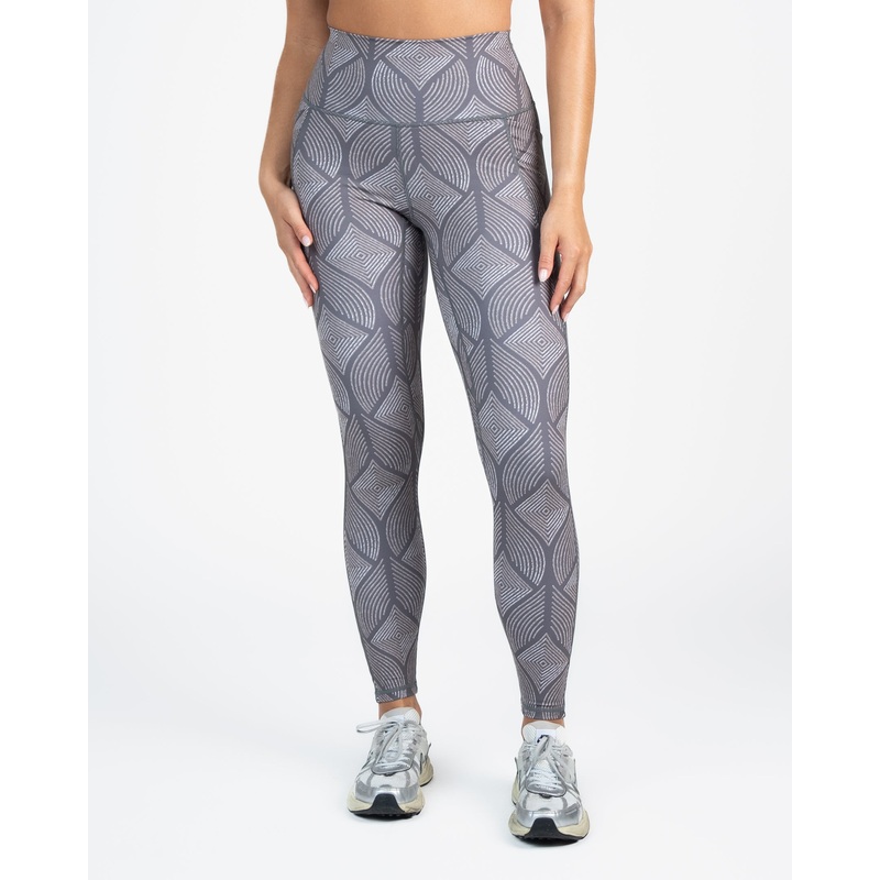 Shakti Leggings (27 in. inseam) – Grey Peacock