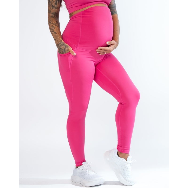 Skin Maternity Pants – Hibiscus – FINAL SALE