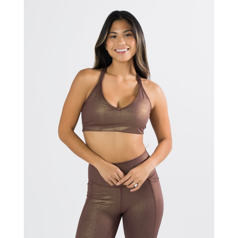 Skin Move Bra – Fossil Shimmer – FINAL SALE