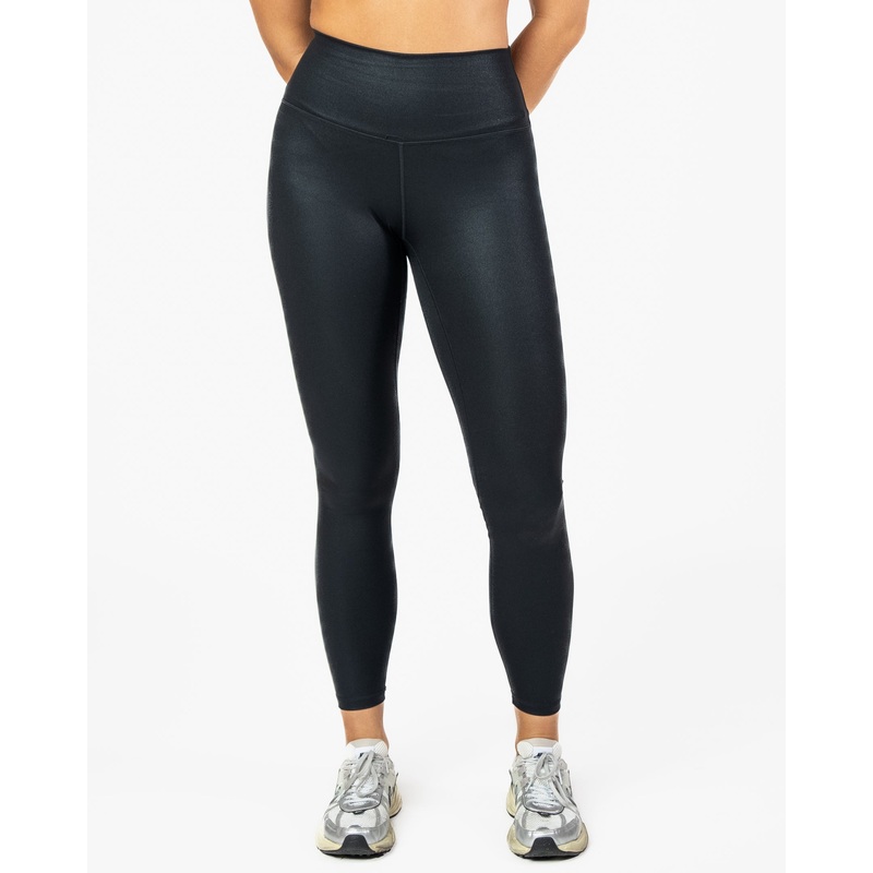 Skin Salutation Leggings – Black Shimmer Foil – FINAL SALE
