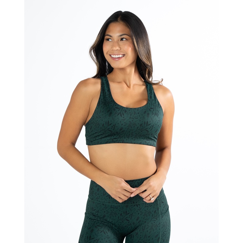 Strappy Bra – Juniper Mistletoe – FINAL SALE