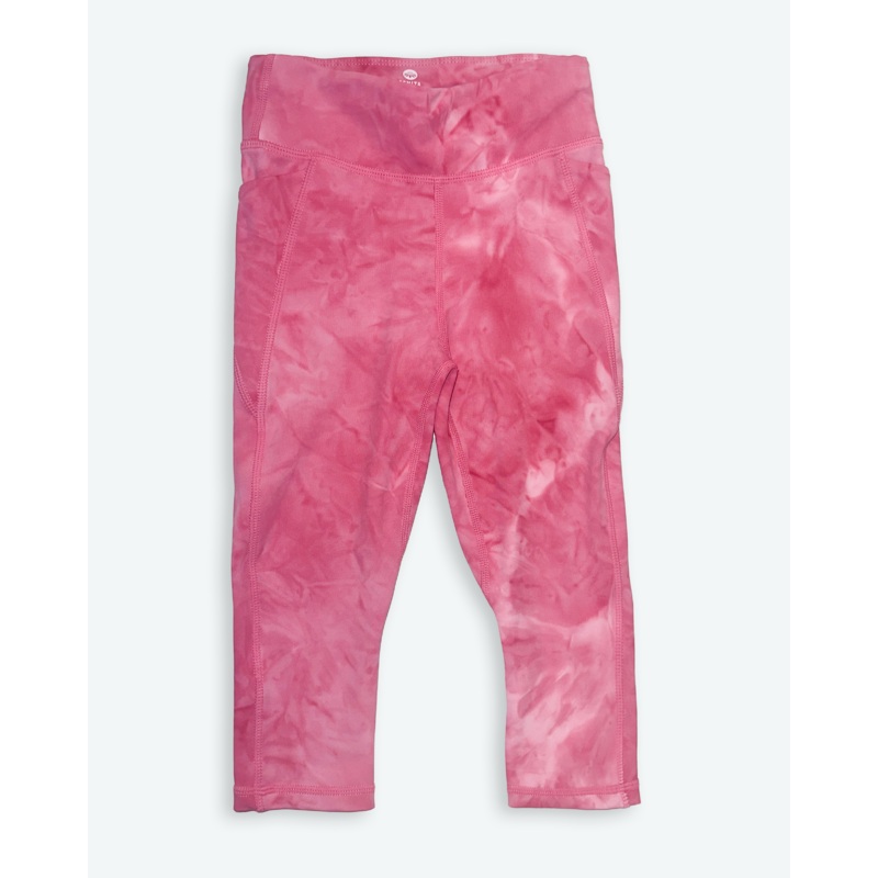 Youth Racer Capris – Hibiscus Tie Dye – FINAL SALE