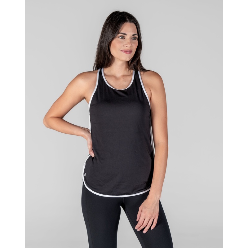 Extra Mile Tank – Black & White