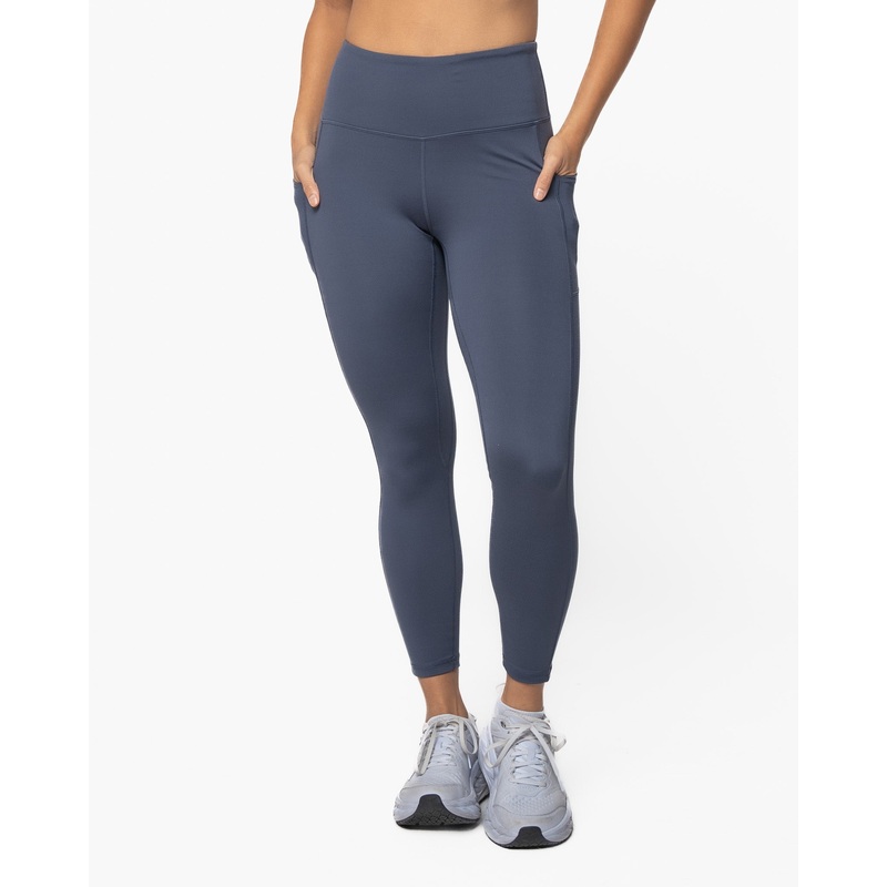 High Waisted Vinyasa 7/8 Leggings – Light Navy