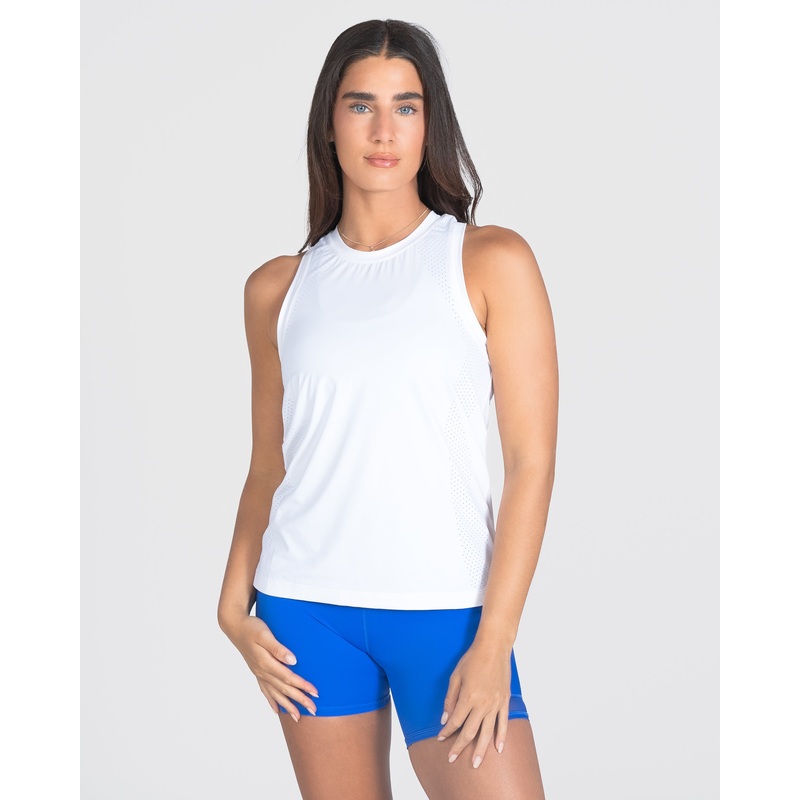 Laser Cut Tank – White