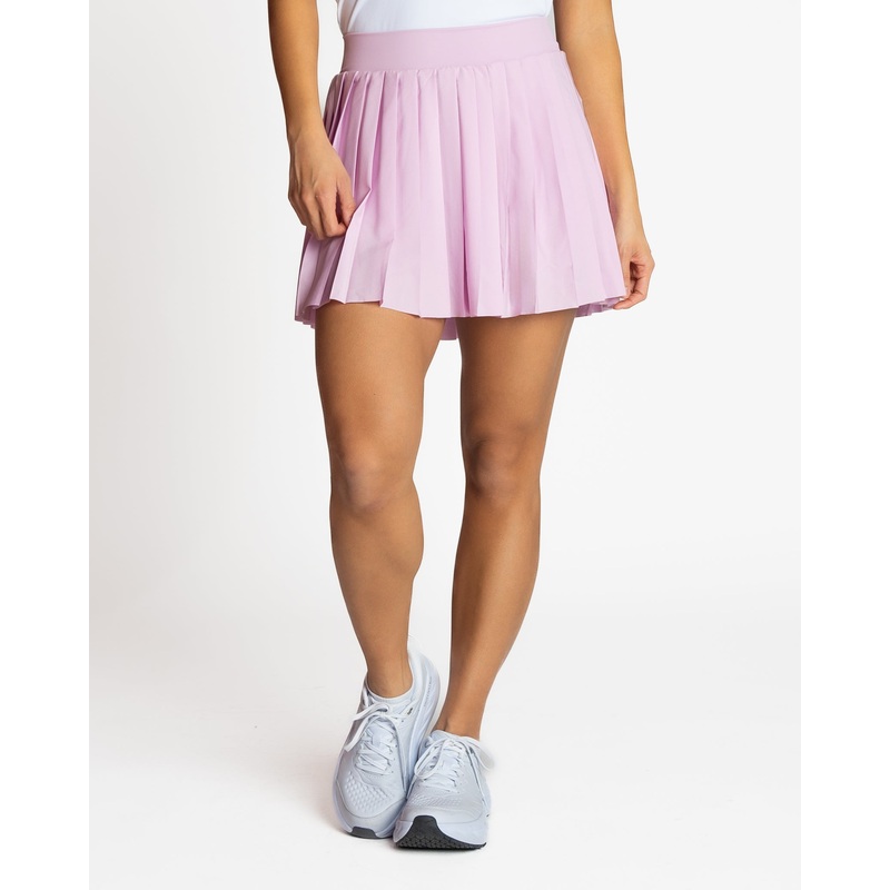 Lux Pleated Skort – Soft Orchid