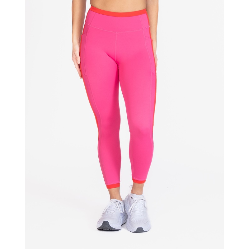 Meredith 7/8 Leggings  – Hibiscus & Heartthrob