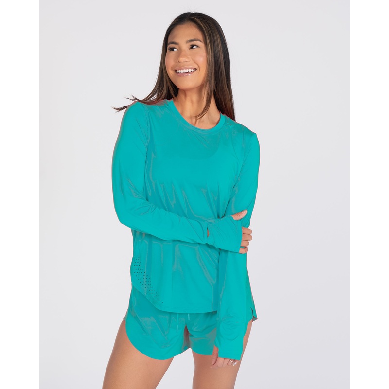 Sunny Days UPF Long Sleeve – Lagoon – FINAL SALE