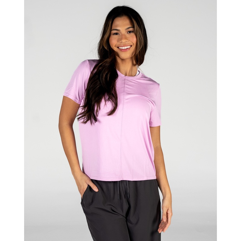 Timeless Tee – Soft Orchid – FINAL SALE