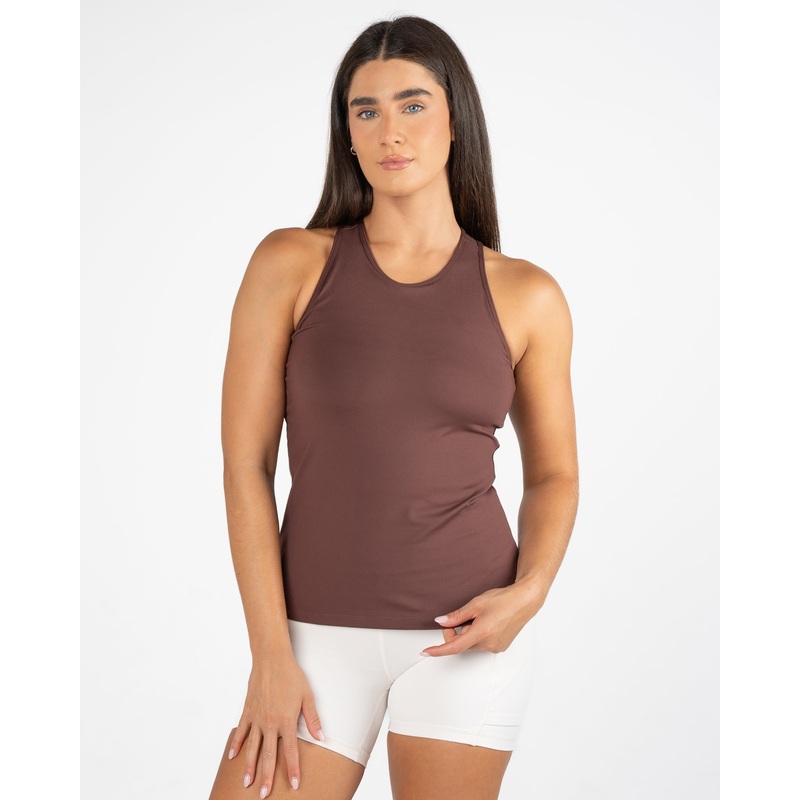 Vinyasa Full Length Top – Fossil