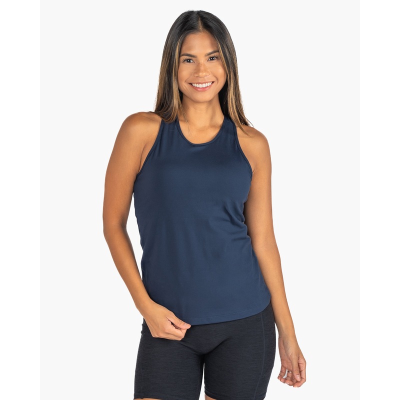 Vinyasa Full Length Top – Navy