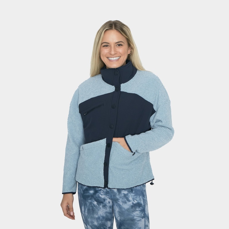 Activity Fleece – Steel Blue/Navy – FINAL SALE