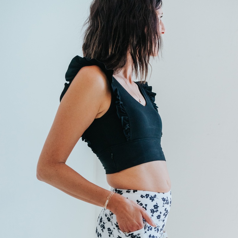 Alice Crop Top – Black
