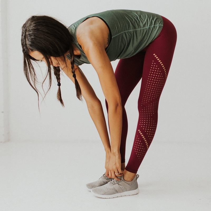 Alpine Laser Cut Leggings – Mulberry – XXL ONLY – FINAL SALE