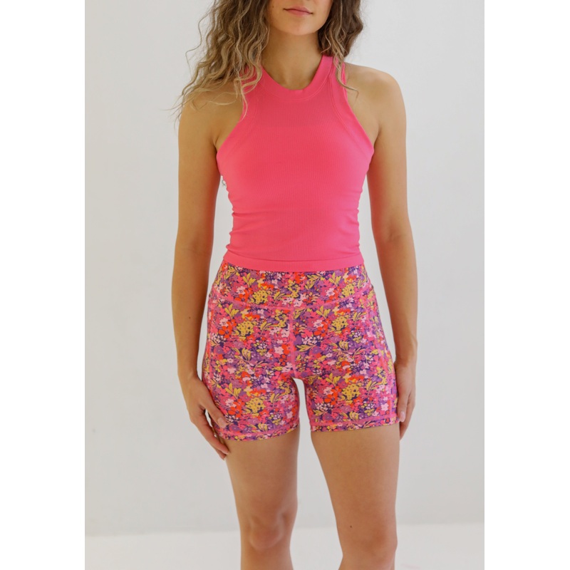 Bella Ribbed Crop Tank – Dragonfruit