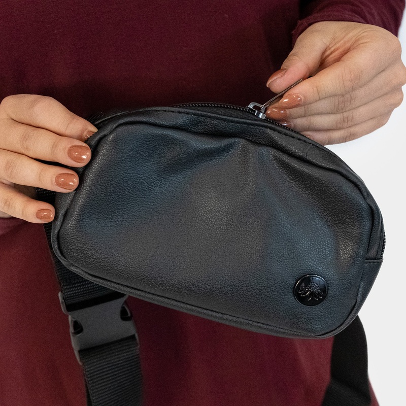 Belt Bag – Black Leather