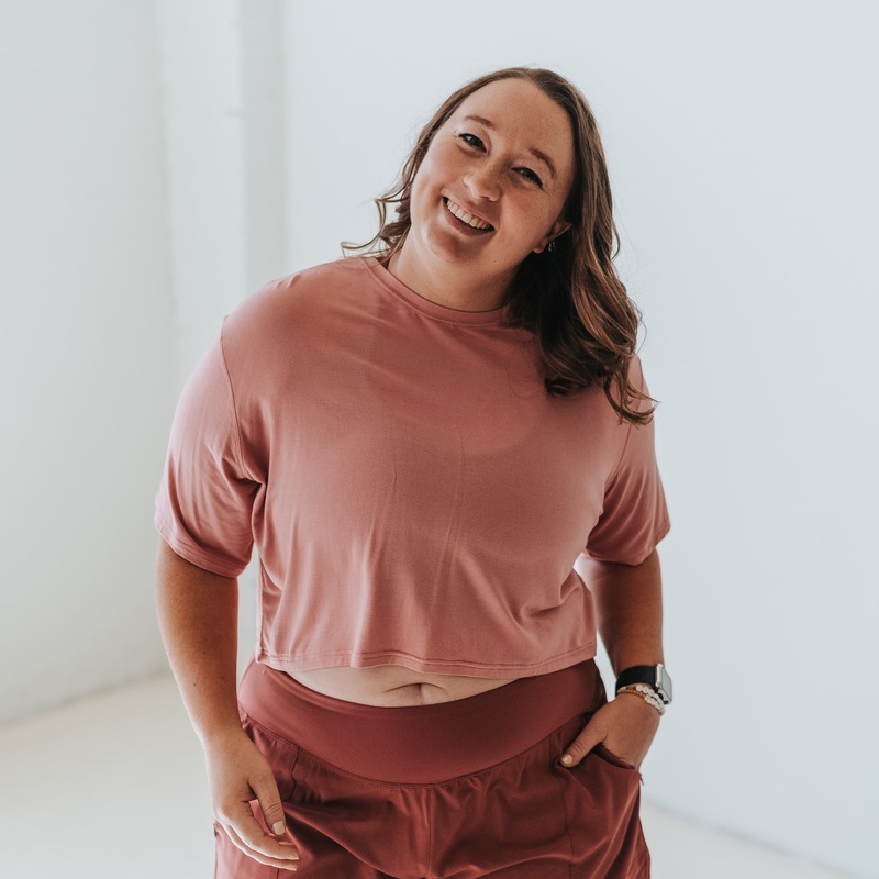Easy Tee – Powder Pink –  M & L ONLY – FINAL SALE