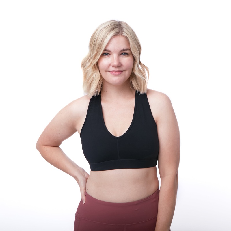 Fiona Sports Bra – Black – XS & S ONLY – FINAL SALE