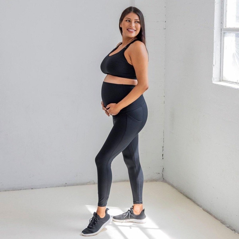 Lux Maternity Pants – Black
