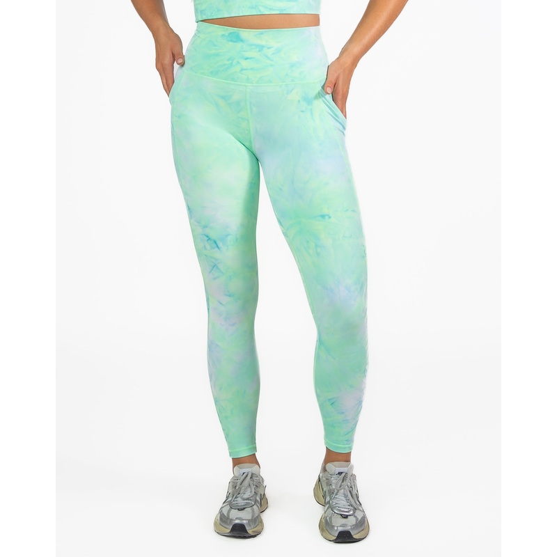 Lux Pace Leggings – Key Lime Tie Dye – FINAL SALE