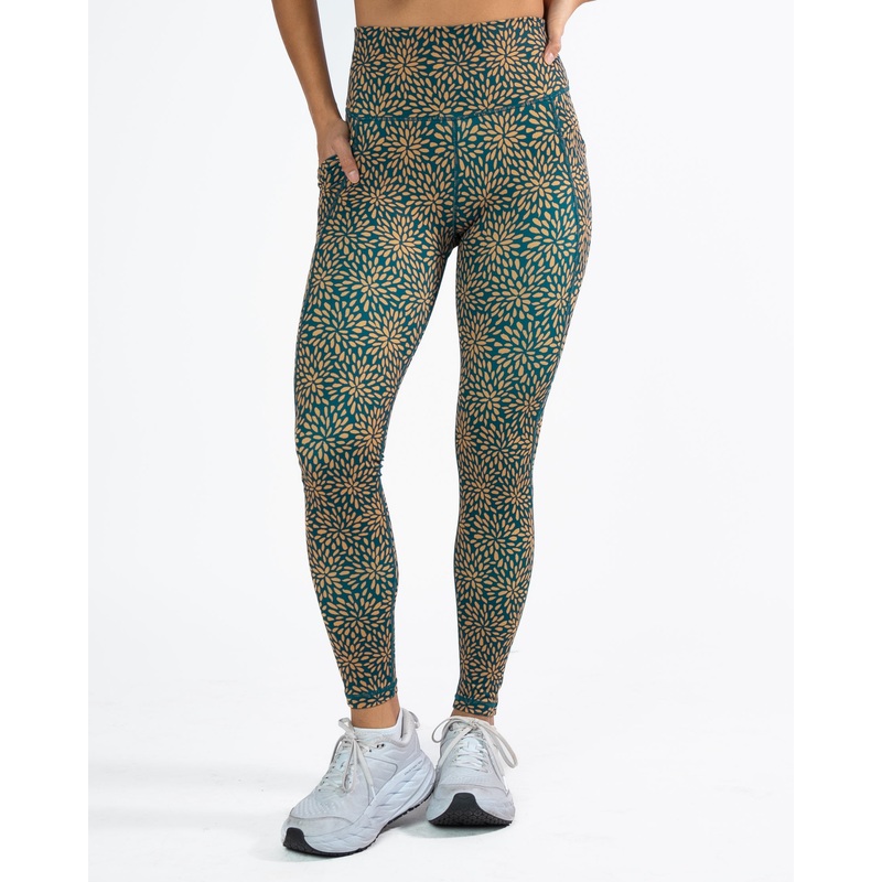 Lux Pace Leggings – Pacific Sunburst – FINAL SALE