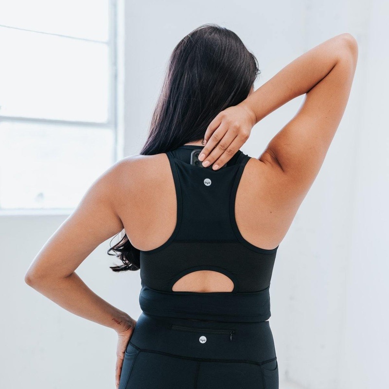 Malibu Crop Top  – Black