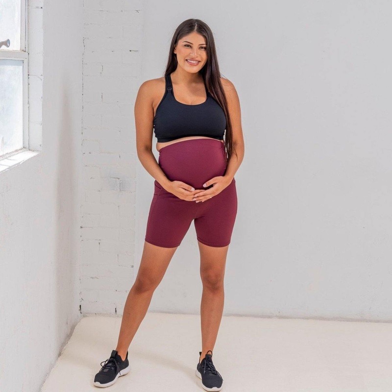 Maternity Rio Shorts (5 in. inseam) – Mulberry
