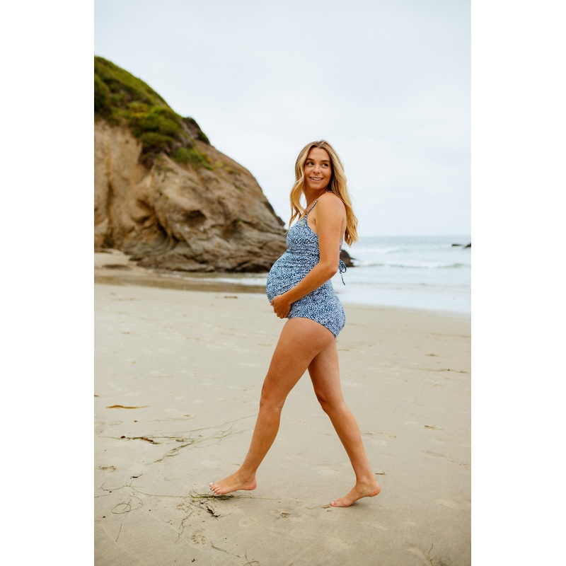 Maternity Tankini Top – Pacific Coral