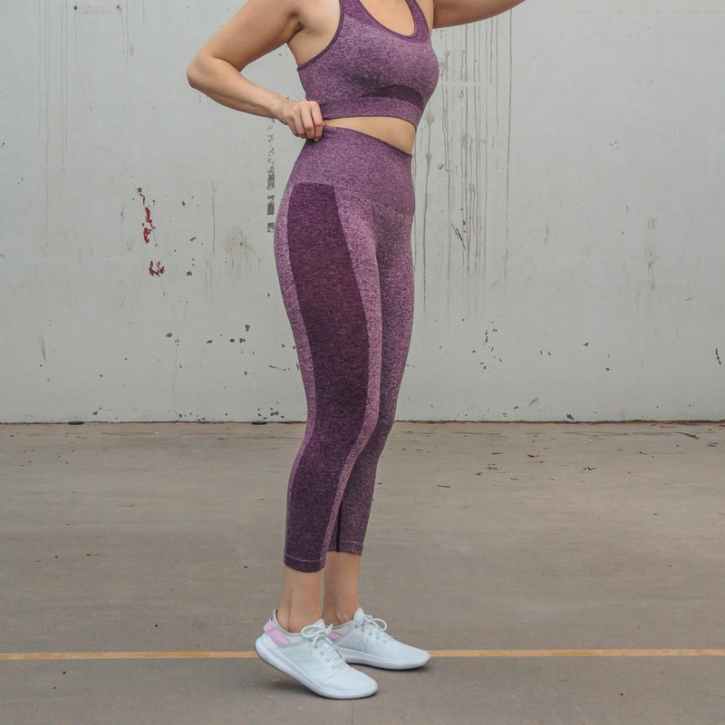Seamless Power Capris – Purple – FINAL SALE
