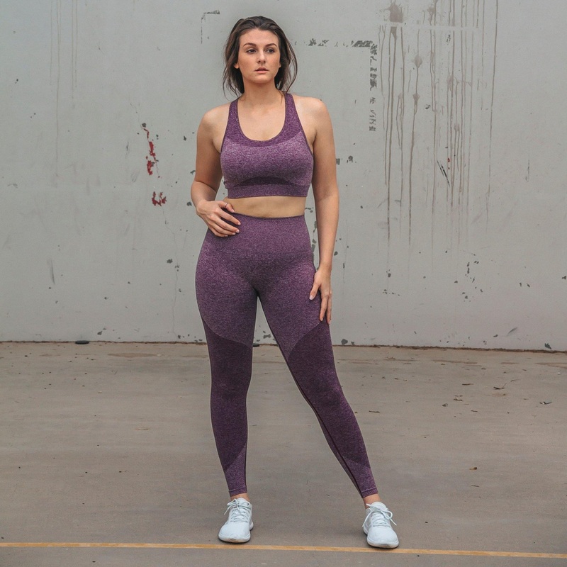 Seamless Power Leggings – Purple – XS ONLY – FINAL SALE