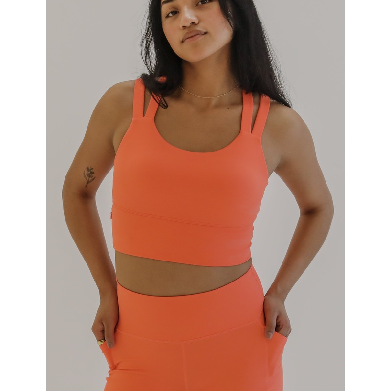 Sierra Sports Bra – Tangerine