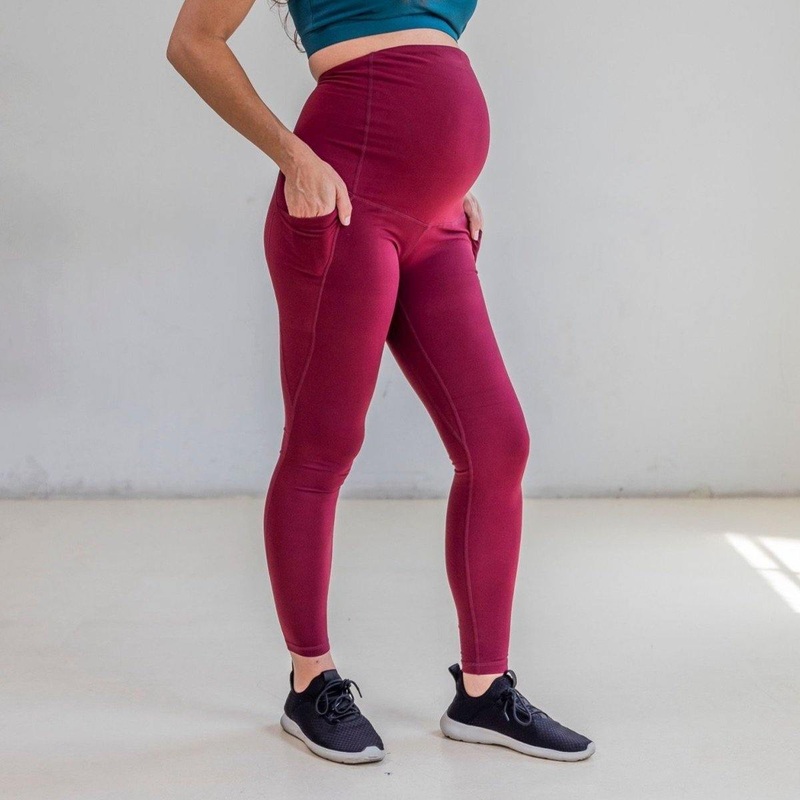 Skin Maternity Pants – Mulberry