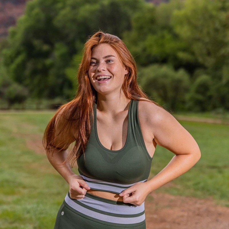 Sporty Seamless Sports Bra – Evergreen – XS & S ONLY – FINAL SALE