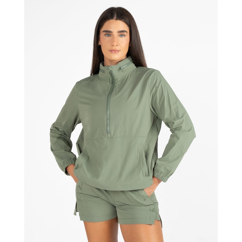 Excursion Windbreaker – Olive – FINAL SALE