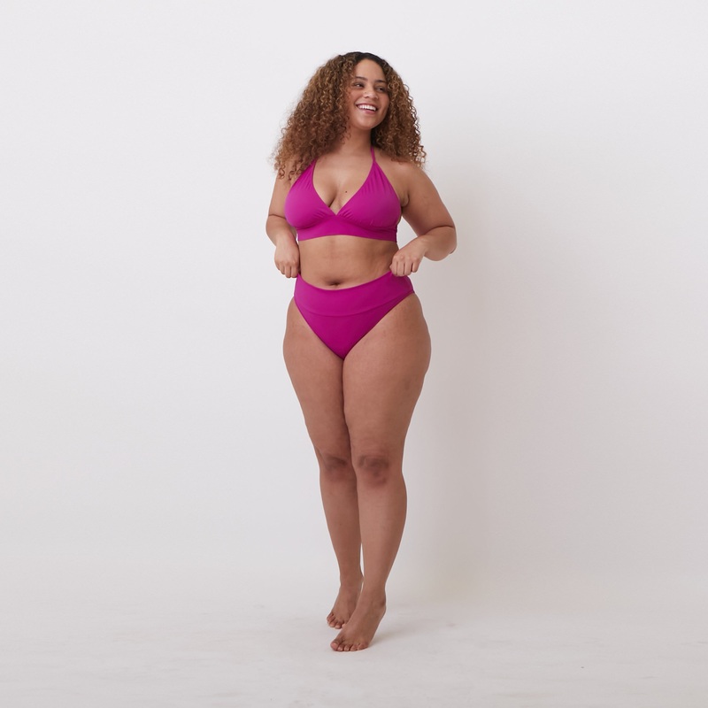Luna Bikini Bottoms – Magenta – FINAL SALE