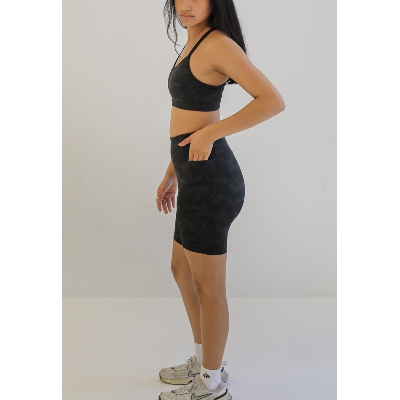 Lux Baseline Shorts (Multi-Lengths) – Black Camo
