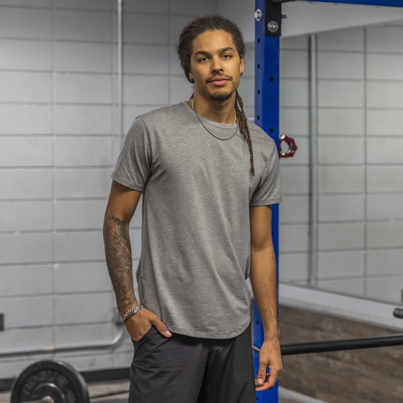 All Day Tee – Heathered Gray – XL & XXL ONLY – FINAL SALE