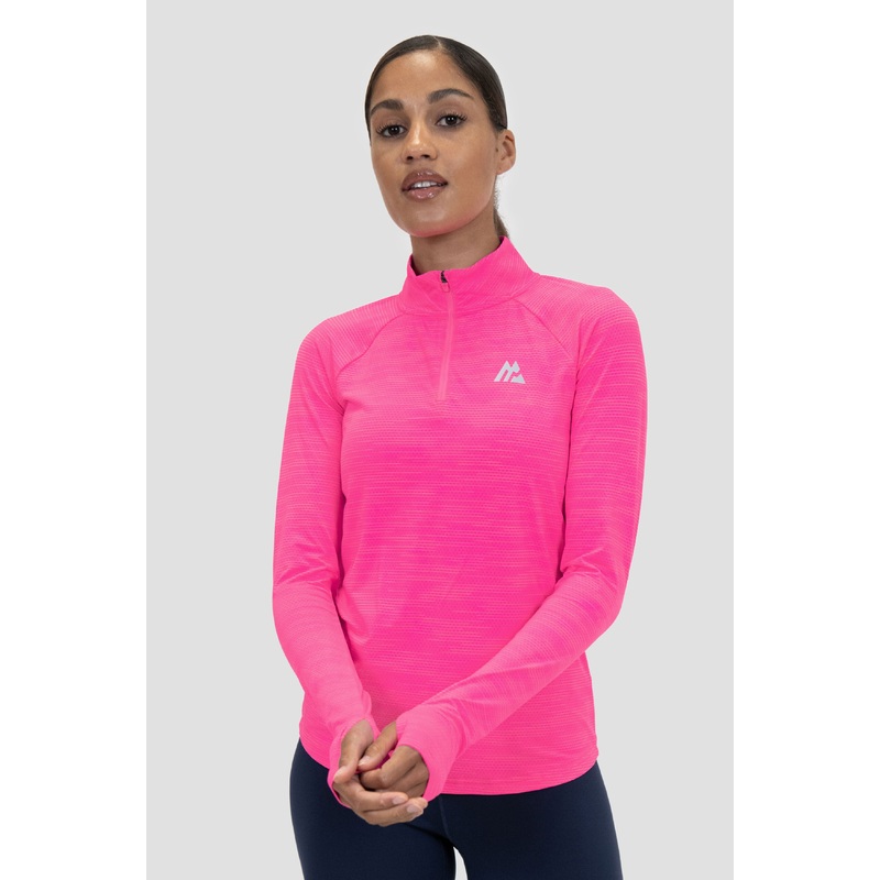 Fly 1/4 Zip – Neon Pink