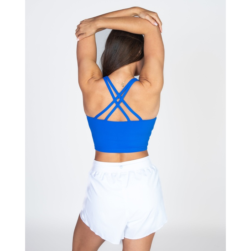 Lux Performance Crop – Cobalt – FINAL SALE