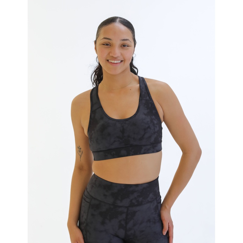 Lux Sarah Sports Bra – Onyx Tie Dye