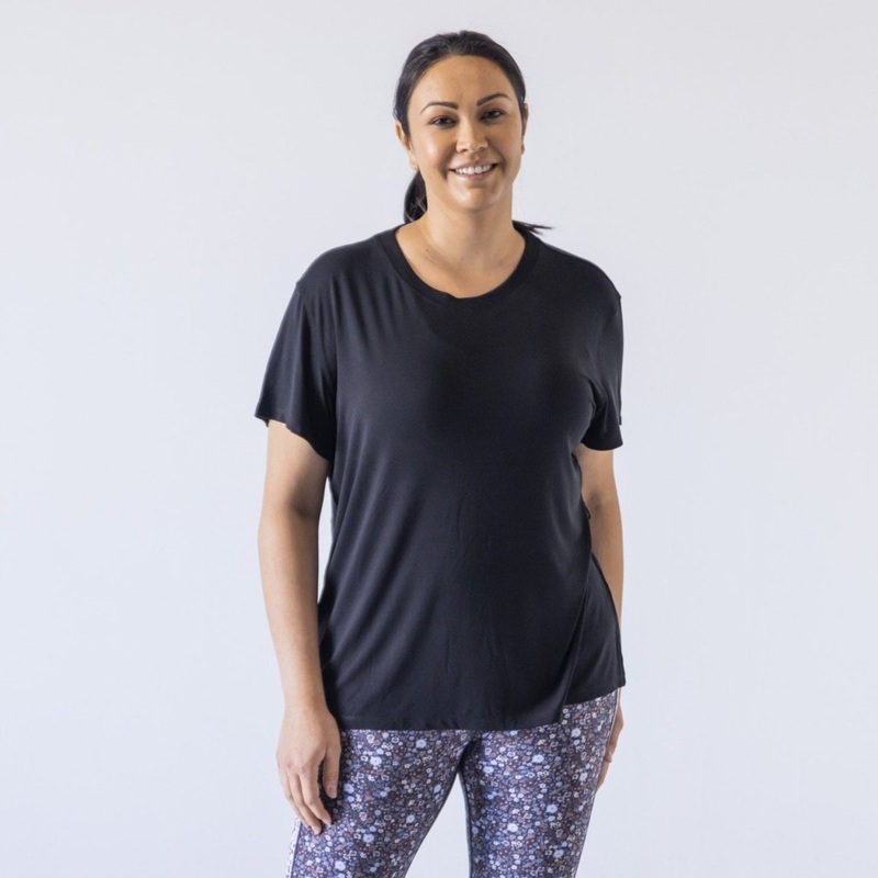 No Problem Tee – Black – S & M ONLY – FINAL SALE