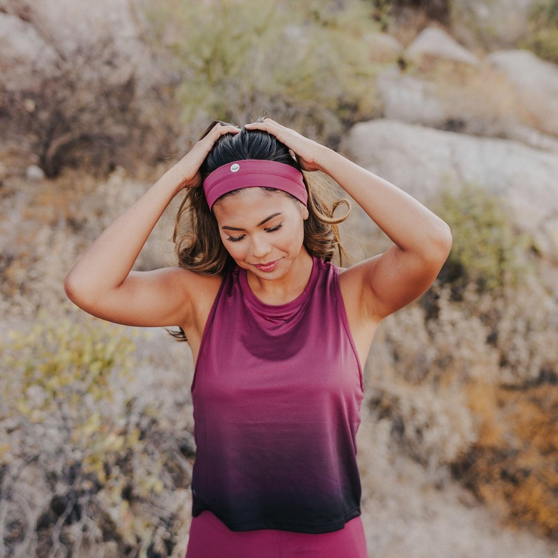 No-Slip Headband – Merlot