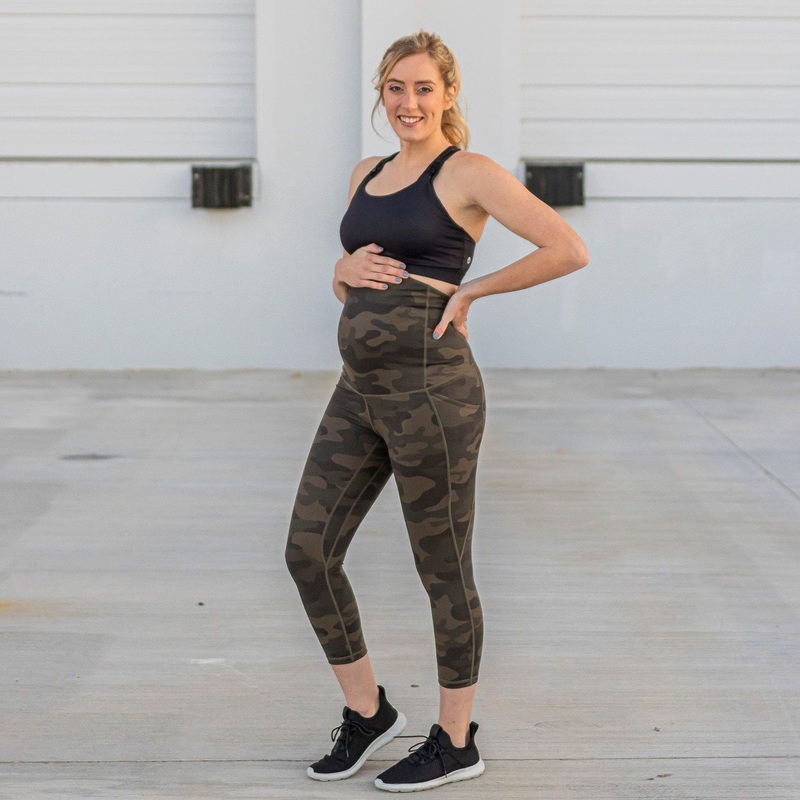 Skin Maternity Capris – Camo – S ONLY – FINAL SALE