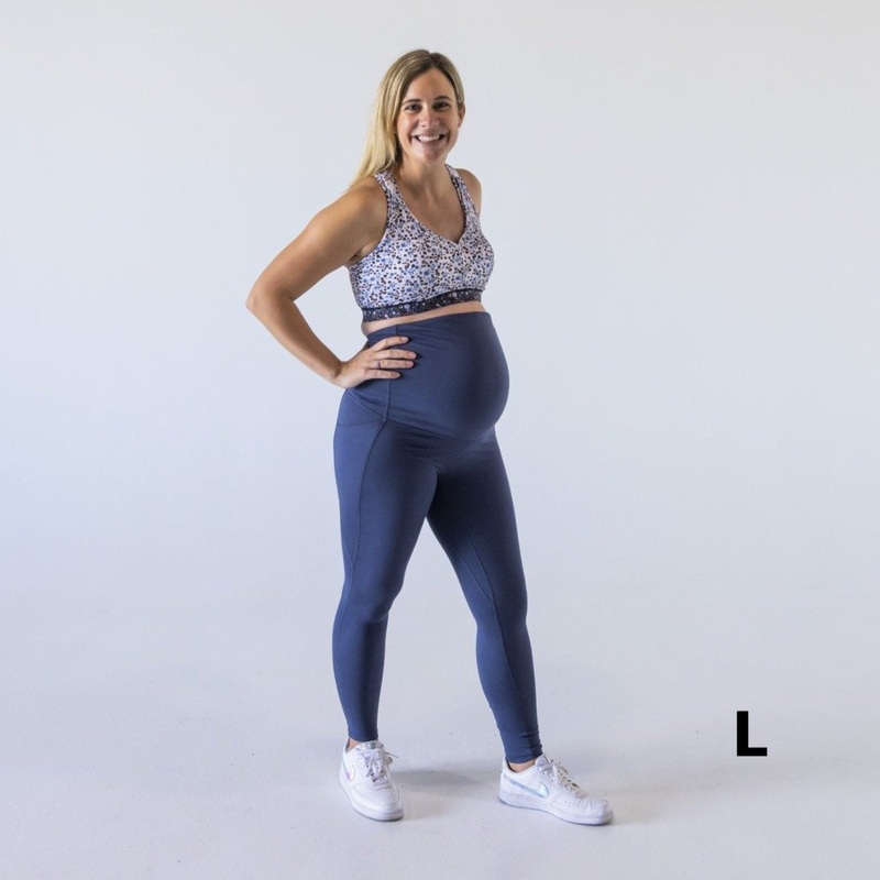Skin Maternity Pants – Light Navy – M & L ONLY – FINAL SALE