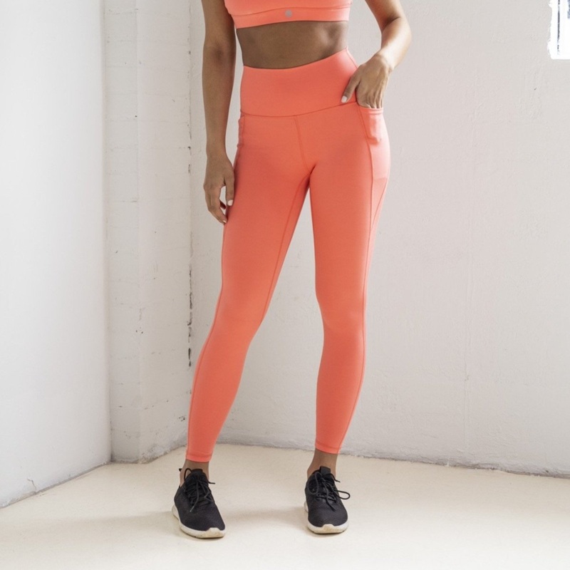 Skin Shakti Leggings – Coral – S ONLY – FINAL SALE