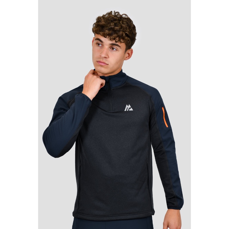 Summit 1/4 Zip – Navy Marl/Midnight Blue