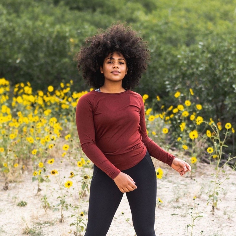 Tie Back Long Sleeve – Bronze – L ONLY – FINAL SALE
