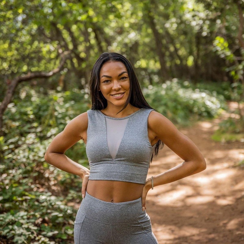 Victoria Sports Bra – Heathered Gray – L & XXL ONLY – FINAL SALE