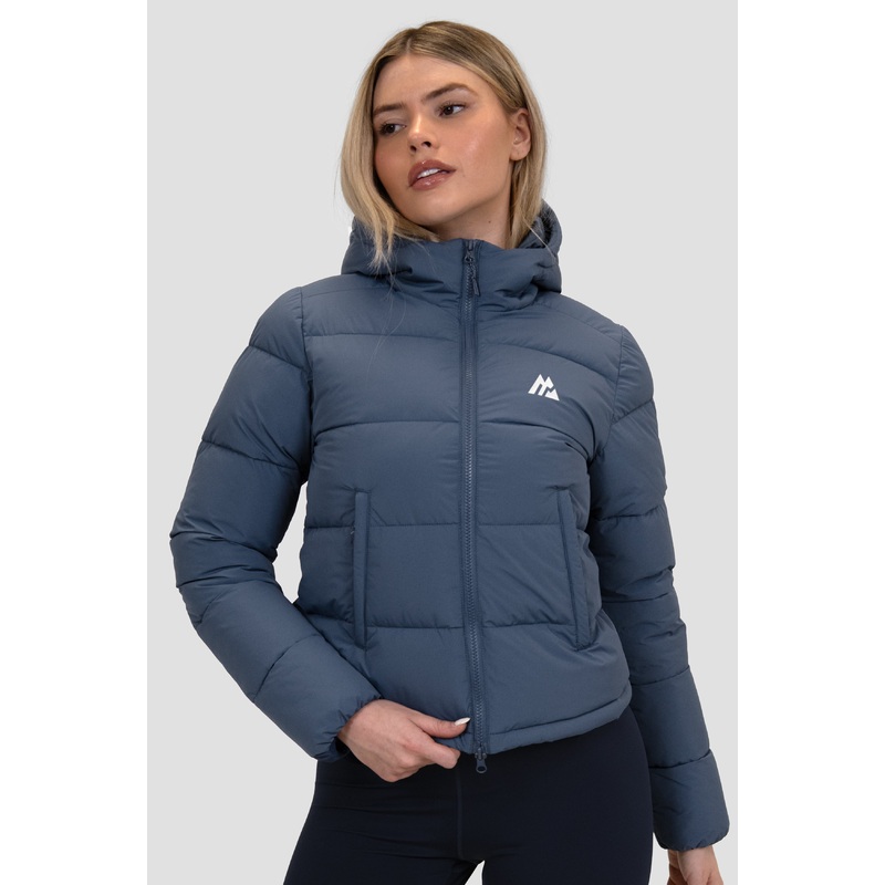 Women’s Elevate Jacket – Greyed Indigo