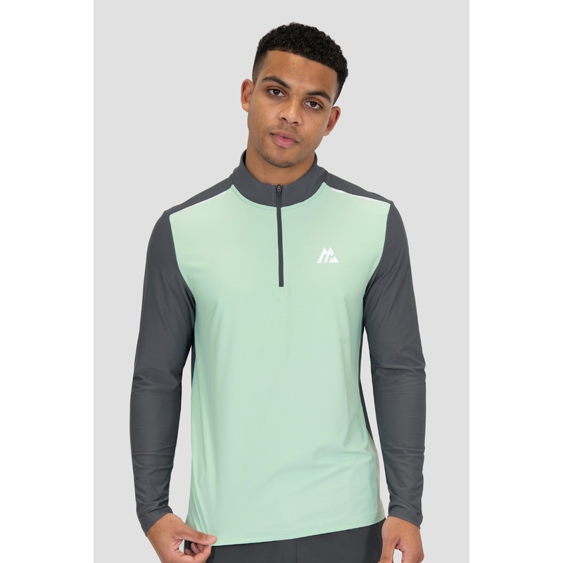 Charge 2.0 1/4 Zip – Sea Foam/Slate Grey